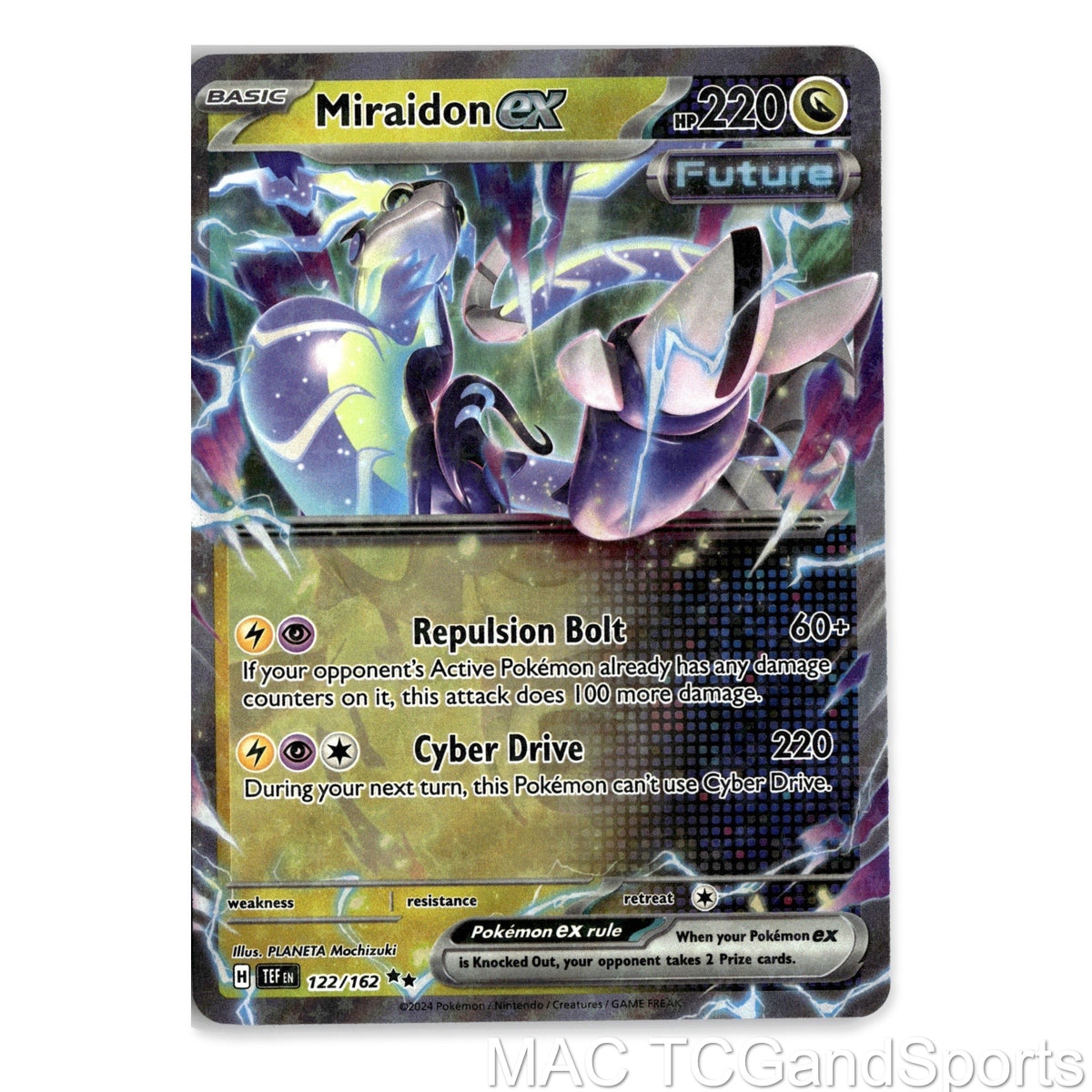 Miraidon ex 122/162 Holo Temporal Forces Pokemon TCG NM