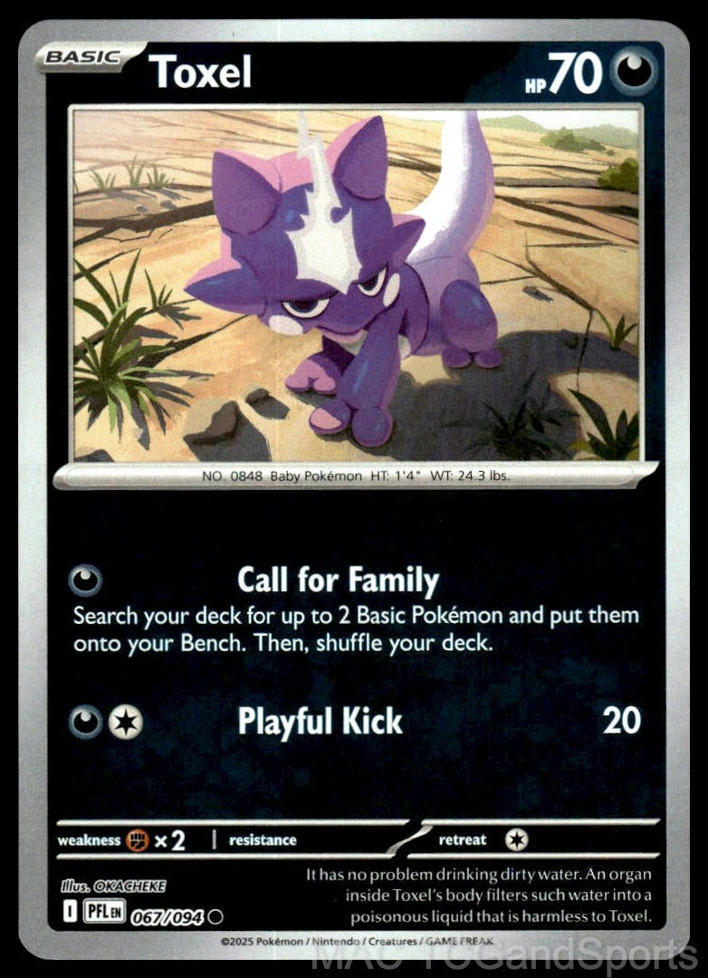 Toxel 067/094 Reverse Holo