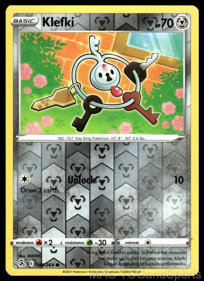 Klefki 186/264 Reverse Holo