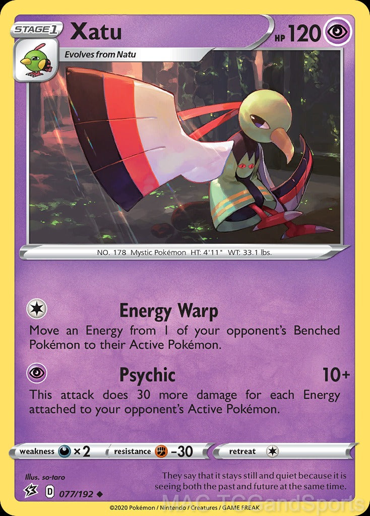 Xatu 077/192 Reverse Holo