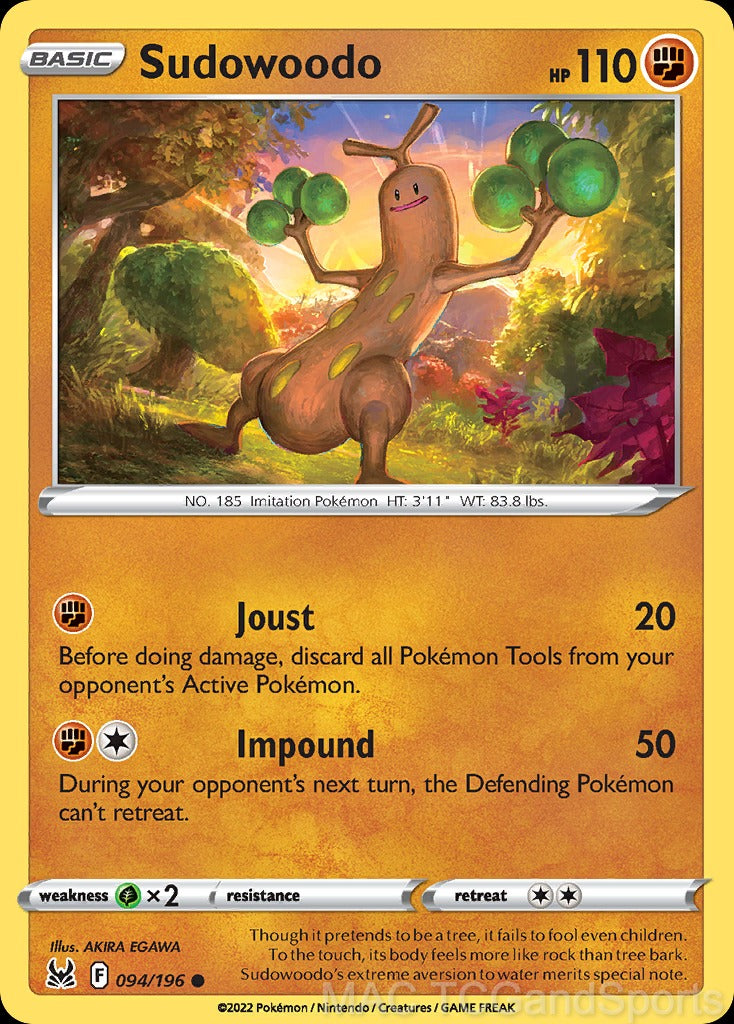 Sudowoodo 094/196 Reverse Holo