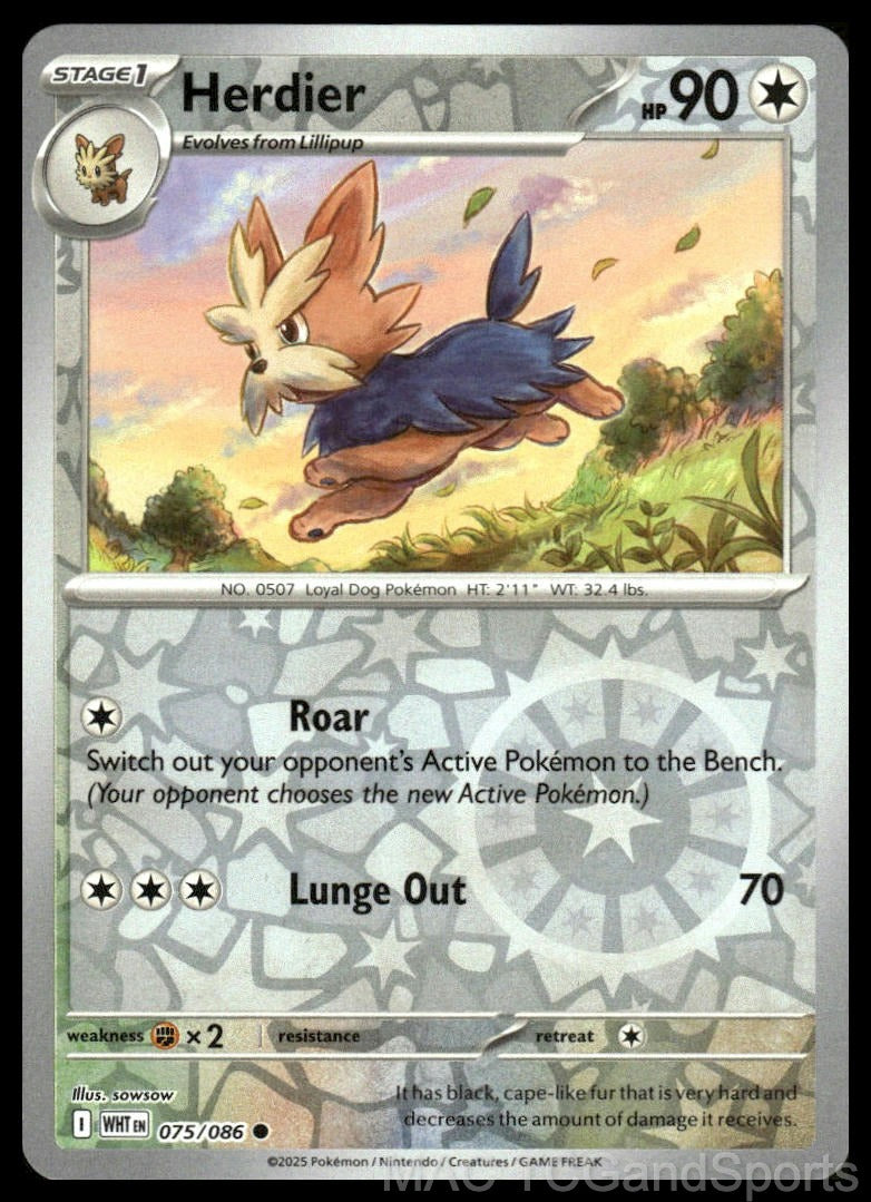 Herdier 075/086 Reverse Holo