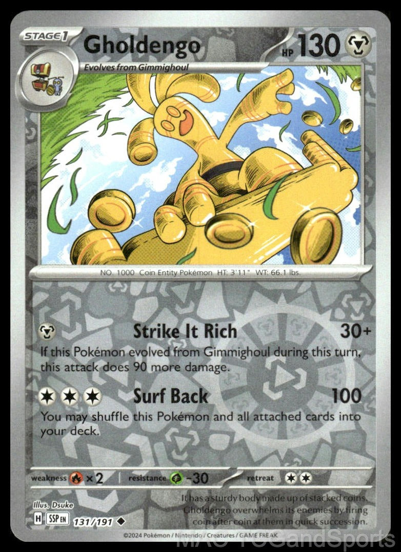 Gholdengo 131/191 Reverse Holo