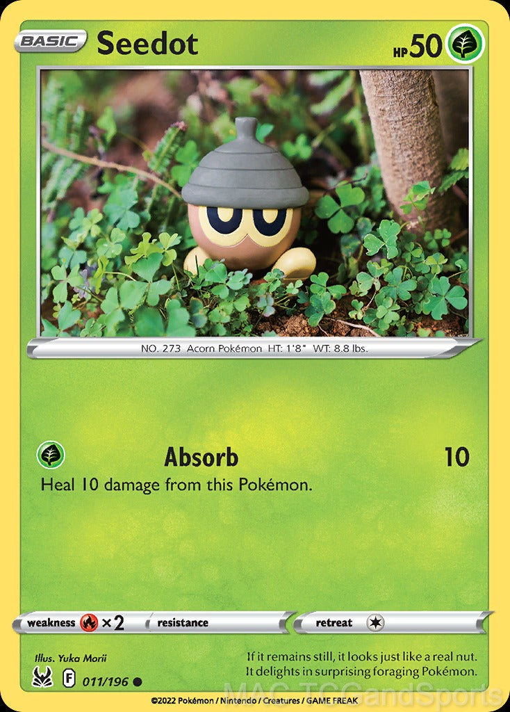 Seedot 011/196 Reverse Holo