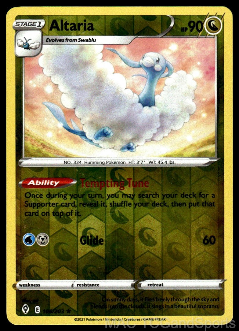 Altaria 106/203 Reverse Holo