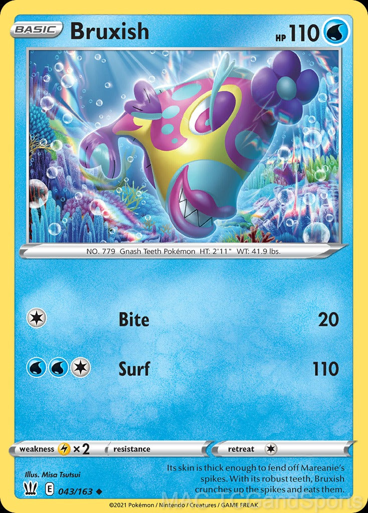 Bruxish 043/163 Reverse Holo