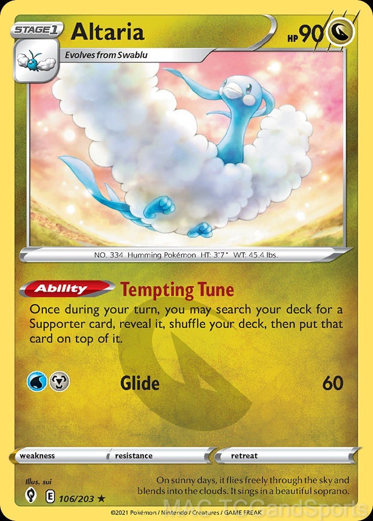 Altaria 106/203 Reverse Holo