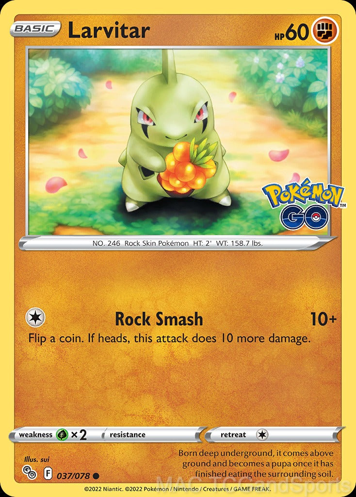 Larvitar 037/078 Reverse Holo