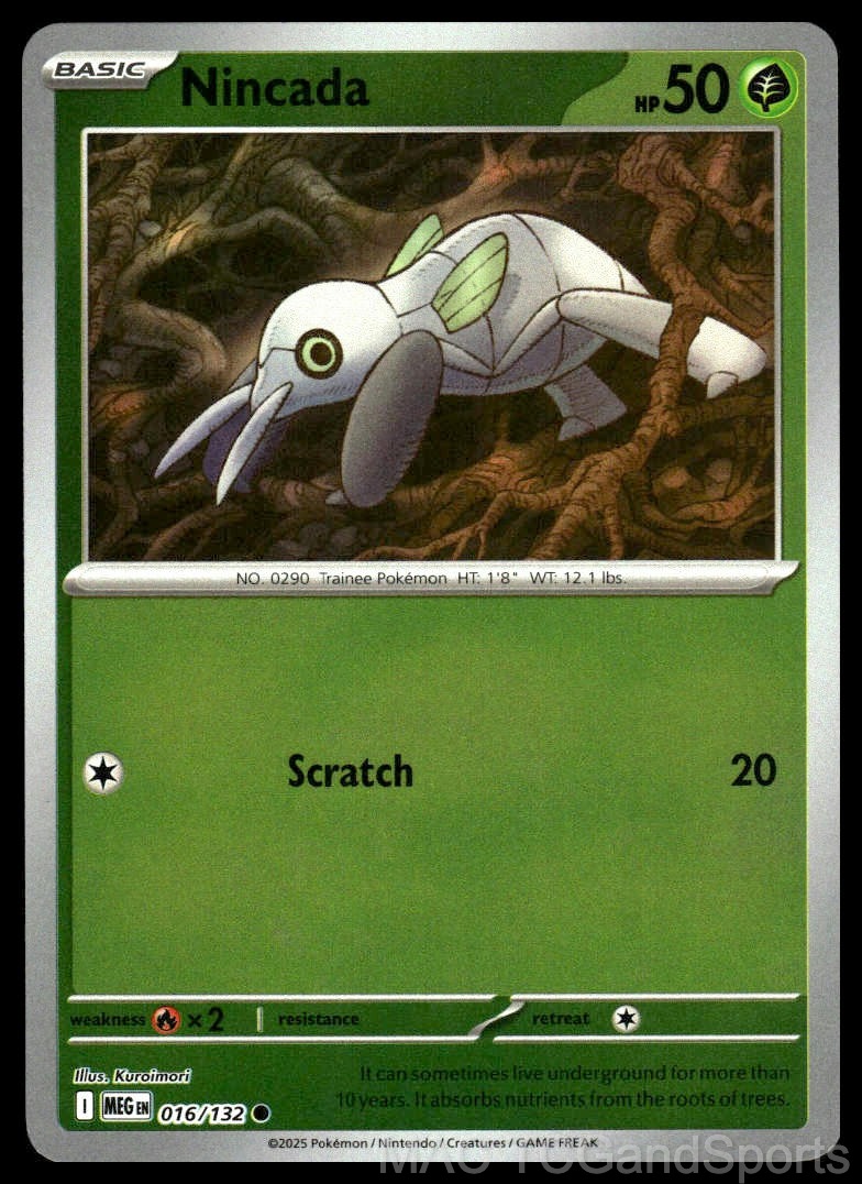 Nincada 016/132 Reverse Holo