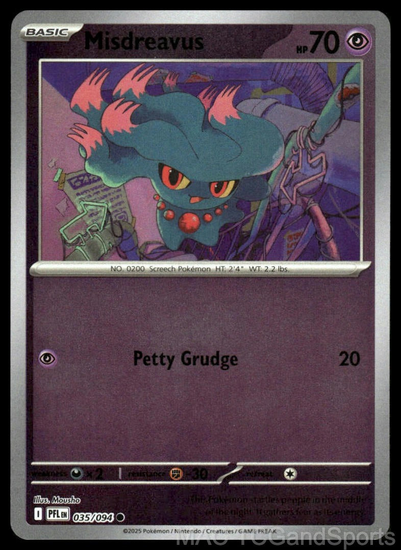 Misdreavus 035/094 Reverse Holo