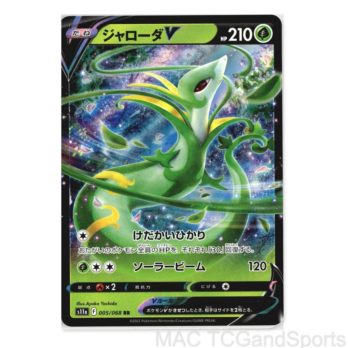 Serperior V 005/068 Holo S11a: Incandescent Arcana Pokemon TCG Japanese NM
