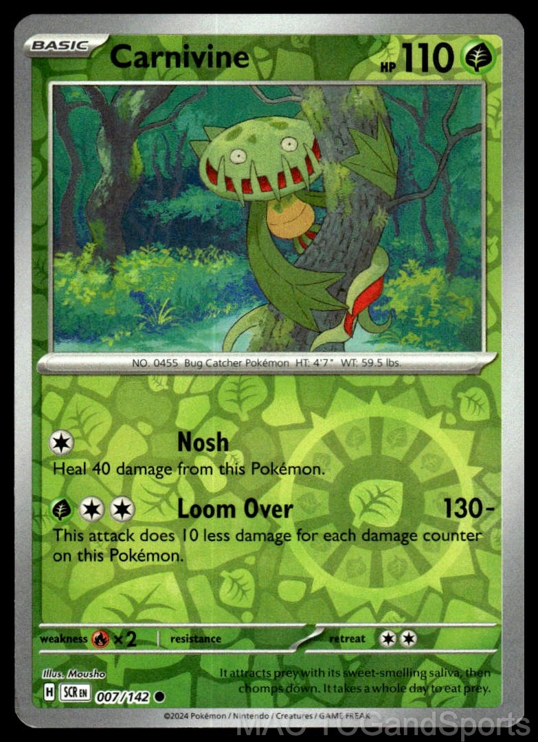 Carnivine 007/142 Reverse Holo