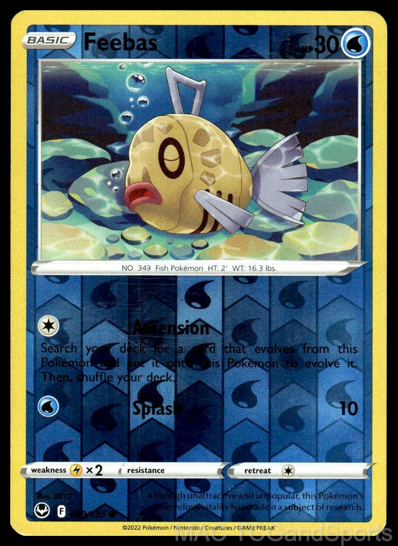 Feebas 039/195 Reverse Holo