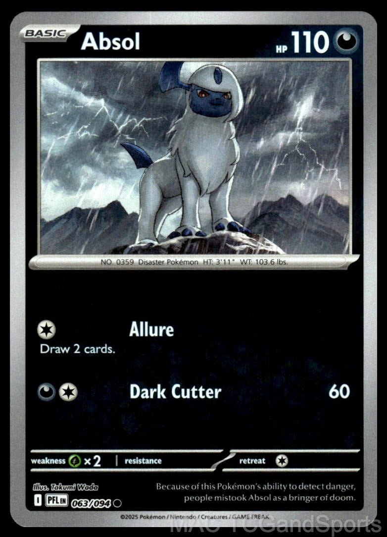 Absol 063/094 Reverse Holo