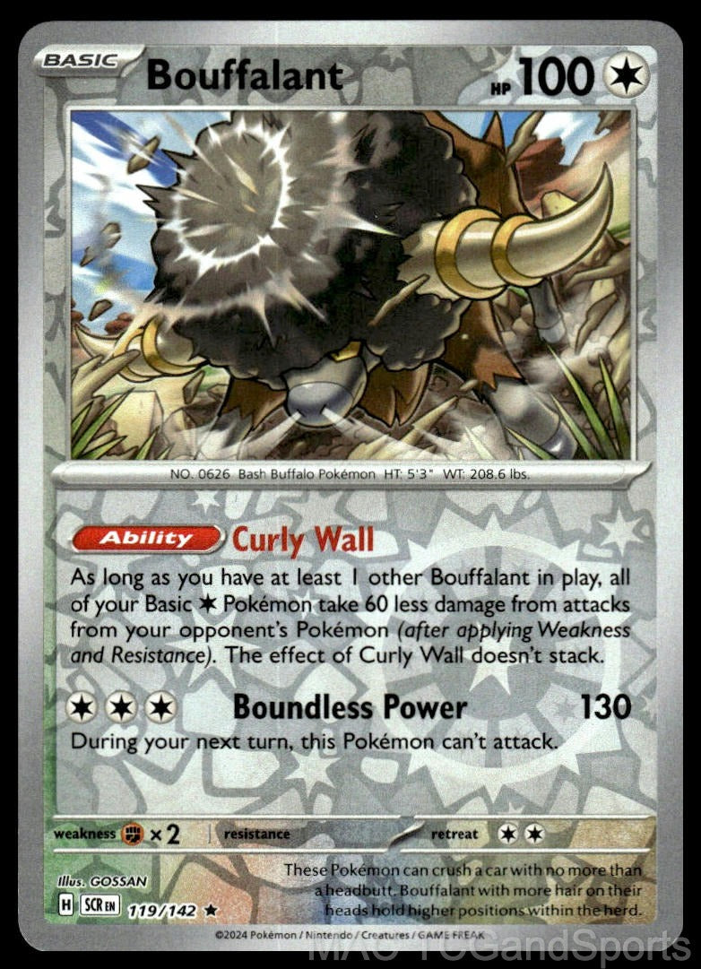 Bouffalant 119/142 Reverse Holo