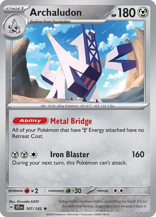Archaludon 107/142 Reverse Holo