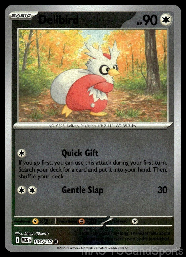 Delibird 105/132 Reverse Holo
