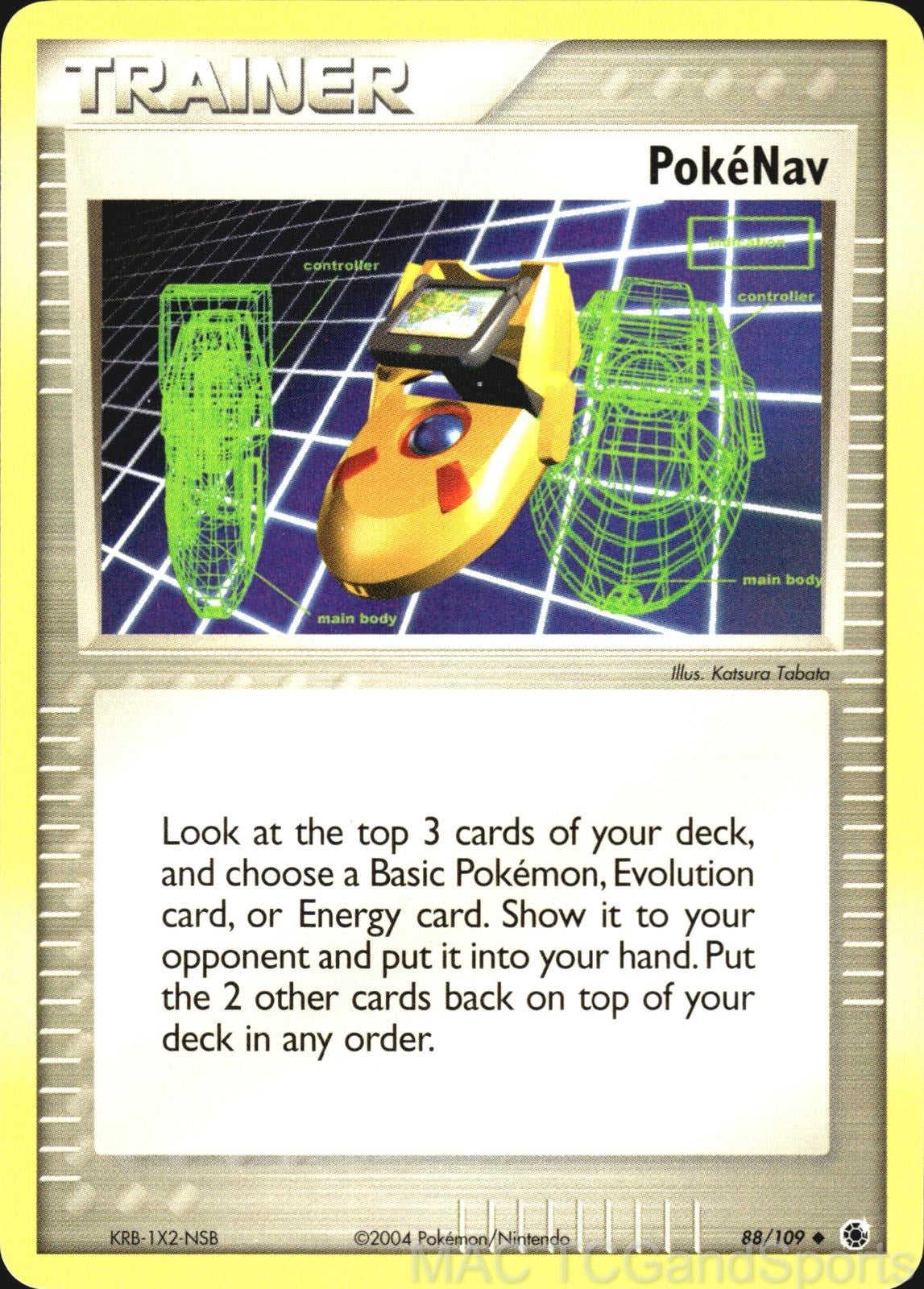 PokeNav 88/109 Ruby & Sapphire Pokemon TCG LP
