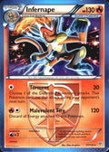 Infernape 17/135 Holo Plasma Storm Pokemon TCG LP
