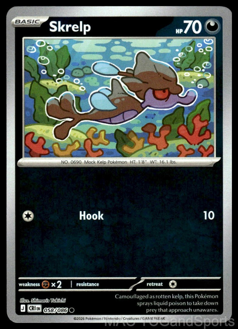 Skrelp 058/086 Reverse Holo