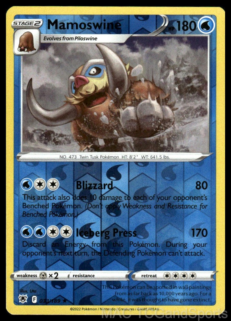 Mamoswine 033/189 Reverse Holo