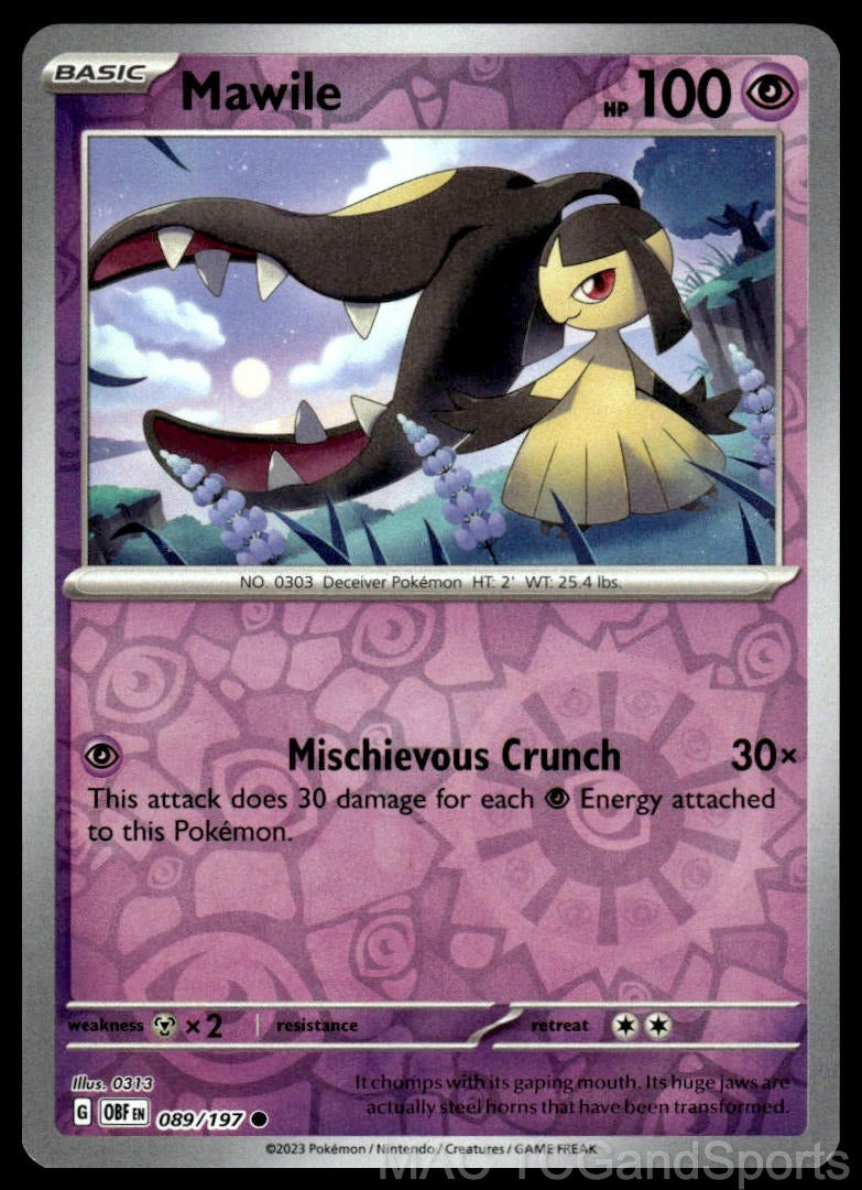 Mawile 089/197 Reverse Holo
