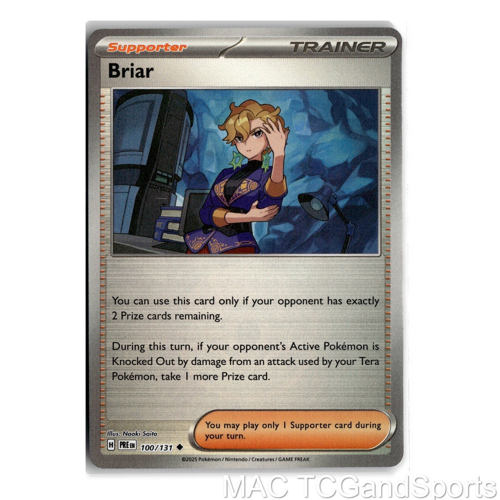 Briar (Poke Ball Pattern) 100/131 Holo Prismatic Evolutions Pokemon TCG NM