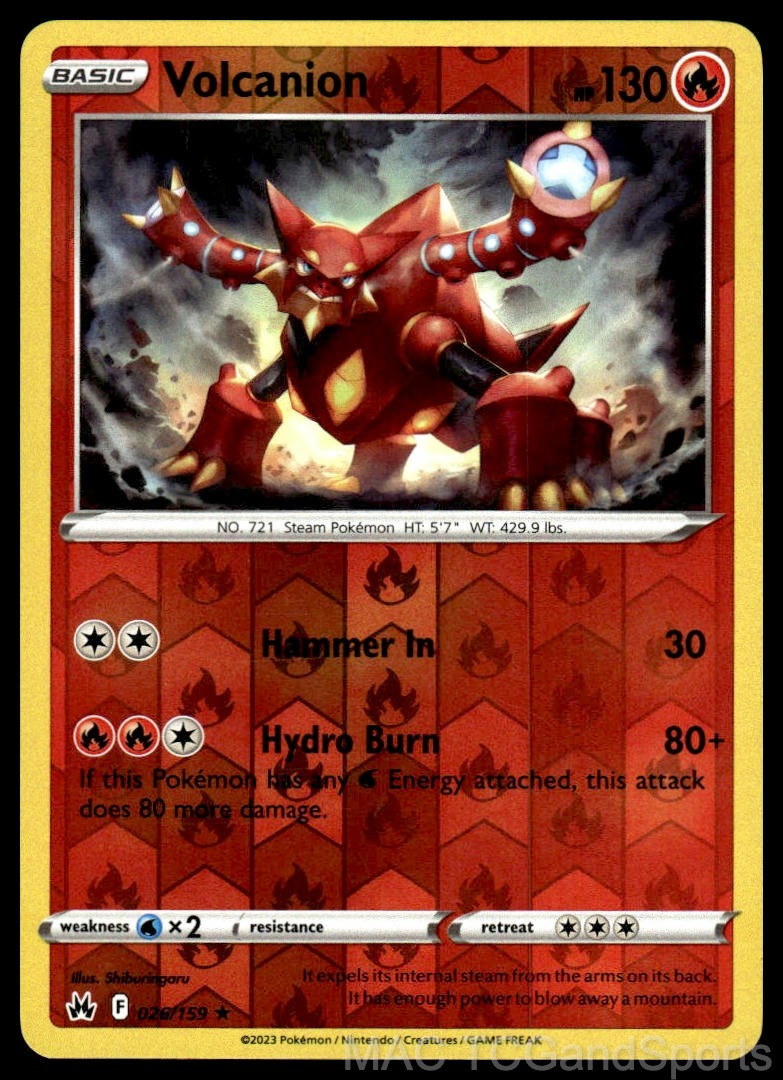 Volcanion 026/159 Reverse Holo