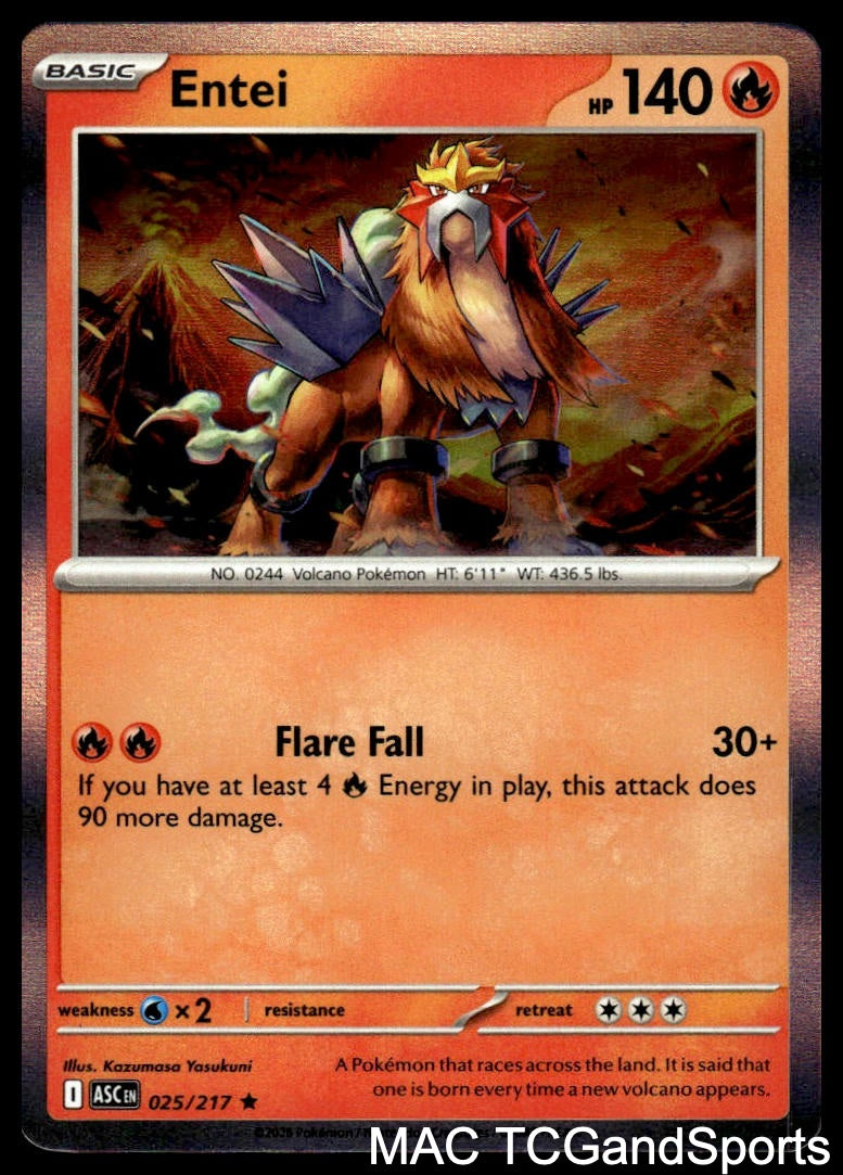 Entei 025/217 Holo