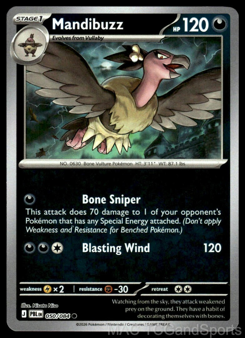 Mandibuzz 050/084 Reverse Holo