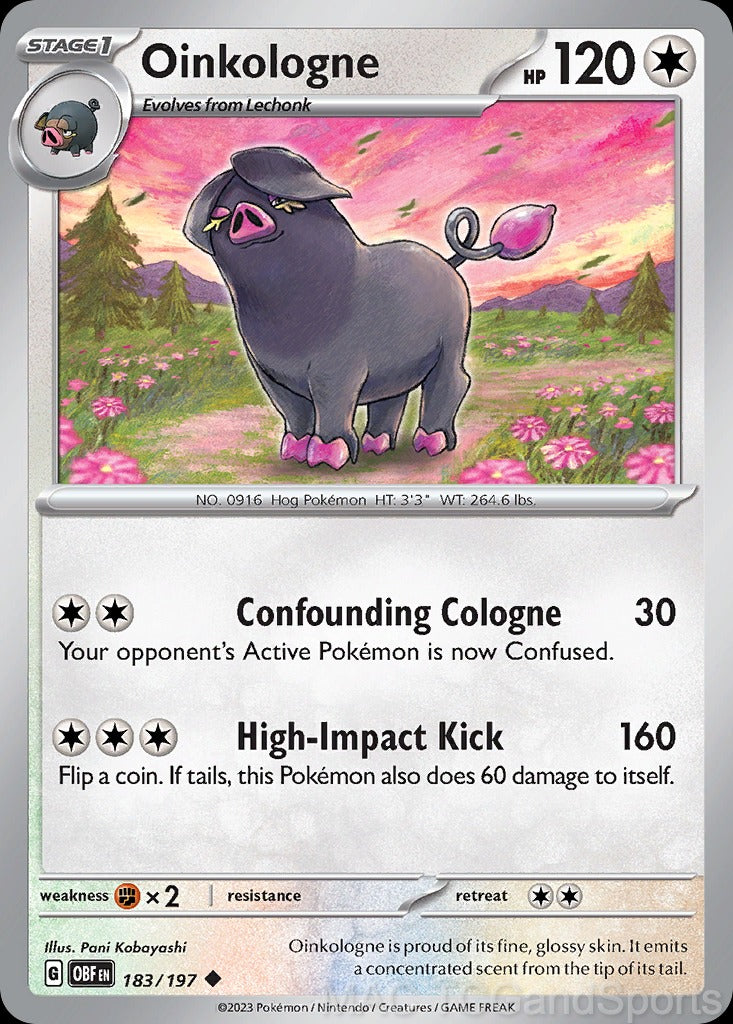 Oinkologne 183/197 Reverse Holo
