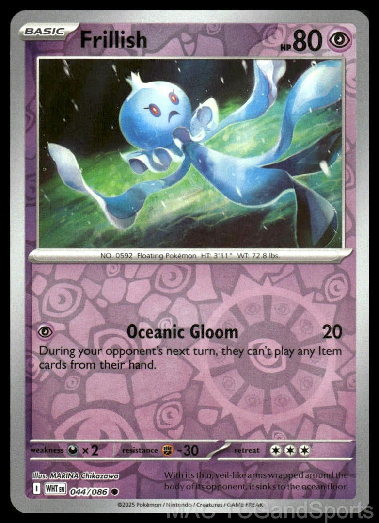 Frillish 044/086 Reverse Holo