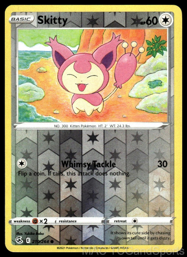 Skitty 210/264 Reverse Holo