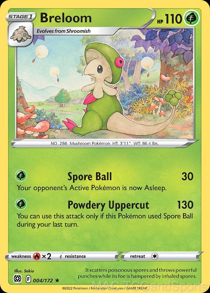 Breloom 004/172 Reverse Holo