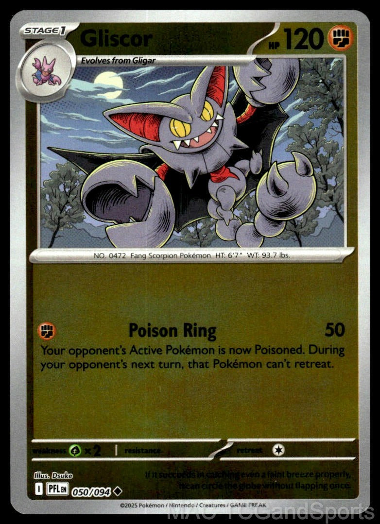 Gliscor 050/094 Reverse Holo