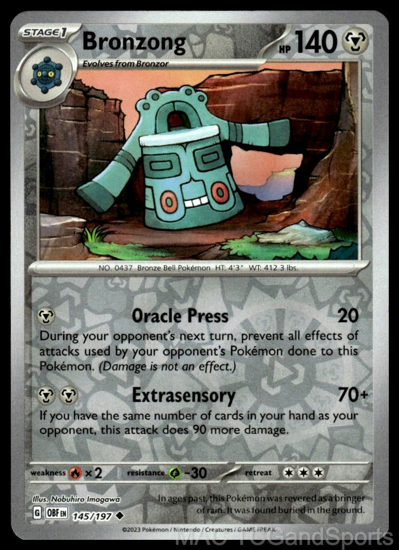 Bronzong 145/197 Reverse Holo