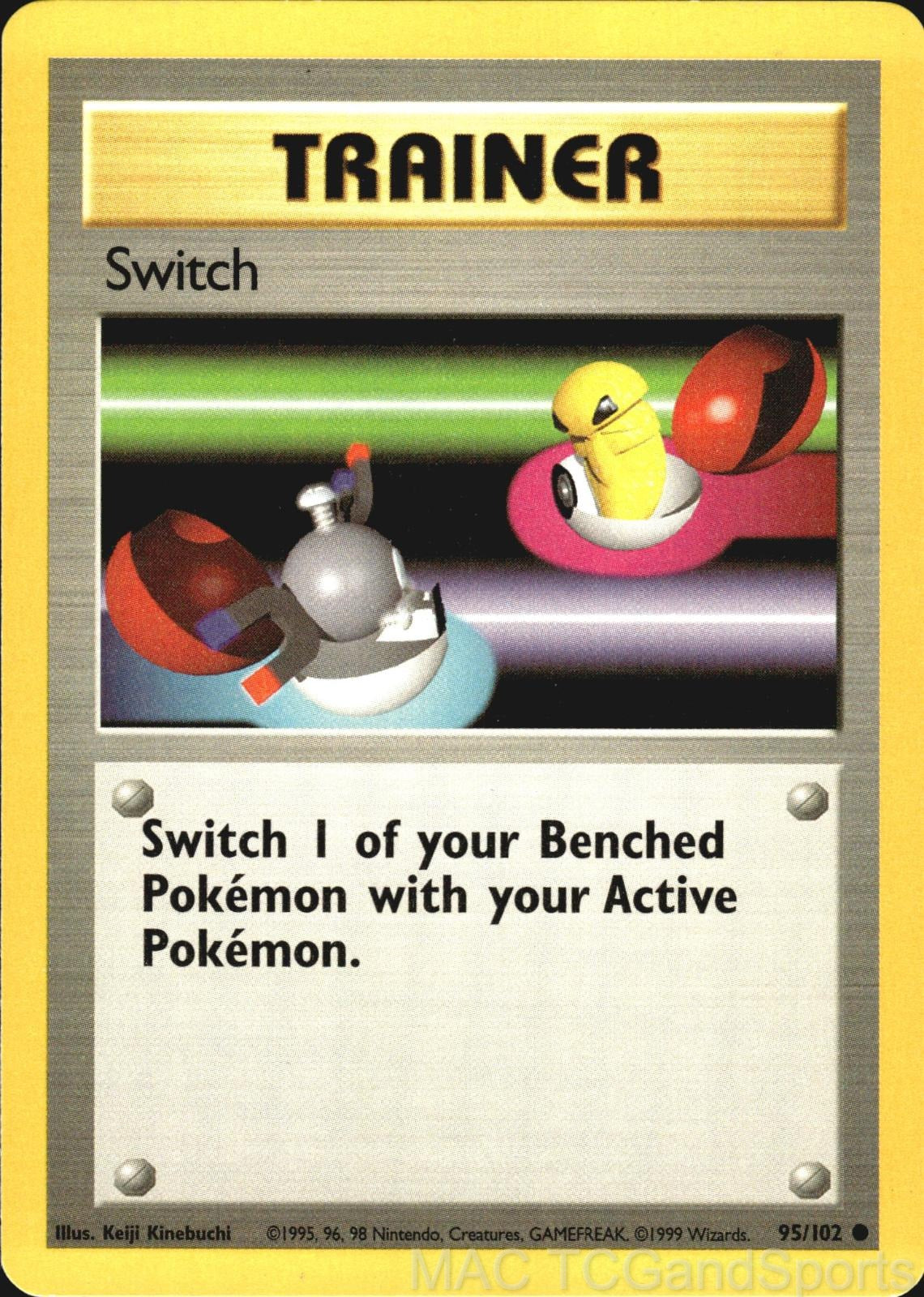 Switch 95/102 Base Set Unlimited Pokemon TCG LP