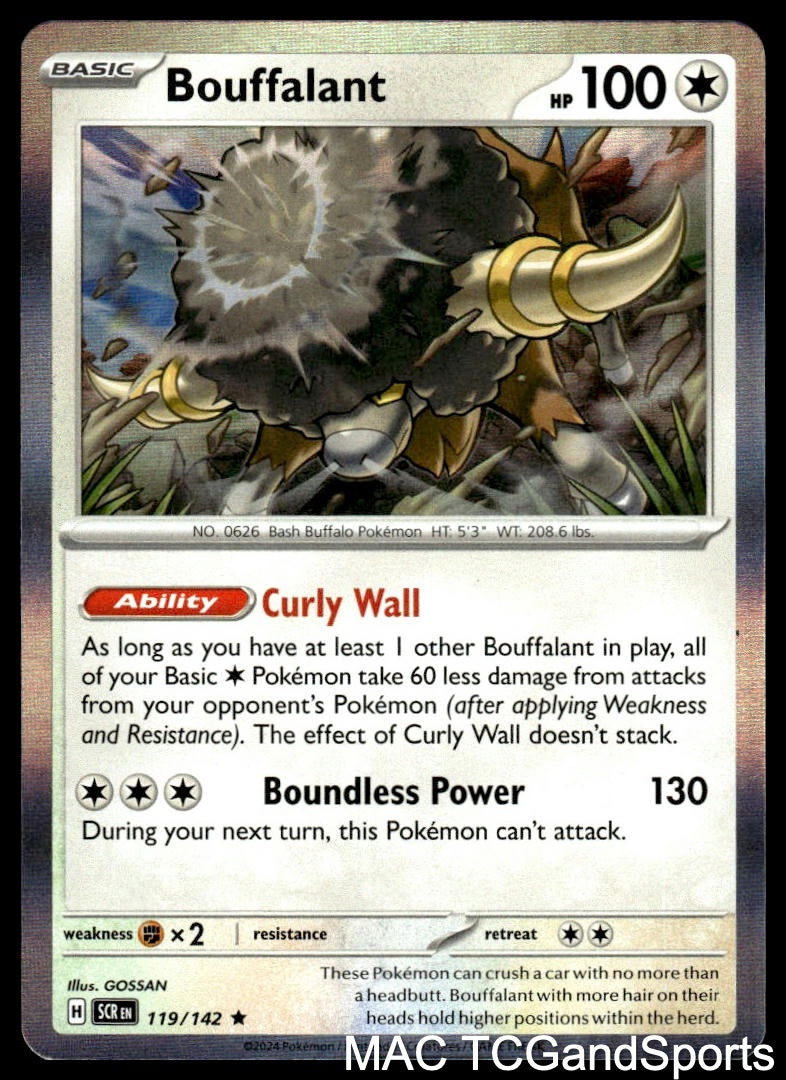 Bouffalant 119/142 Holo
