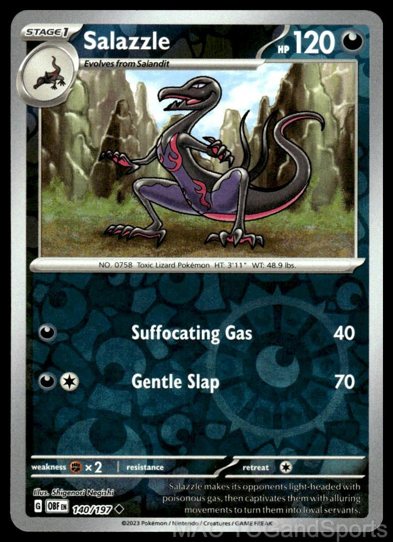 Salazzle 140/197 Reverse Holo