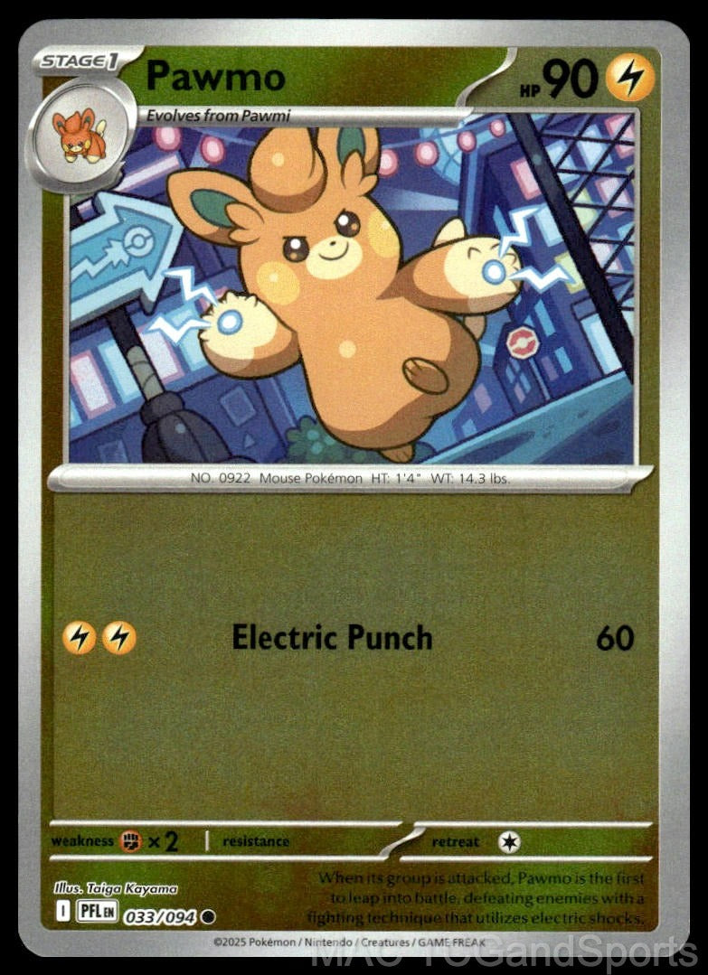 Pawmo 033/094 Reverse Holo
