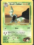 Brock's Golbat 39/132 Unlimited Gym Heroes Pokemon TCG LP