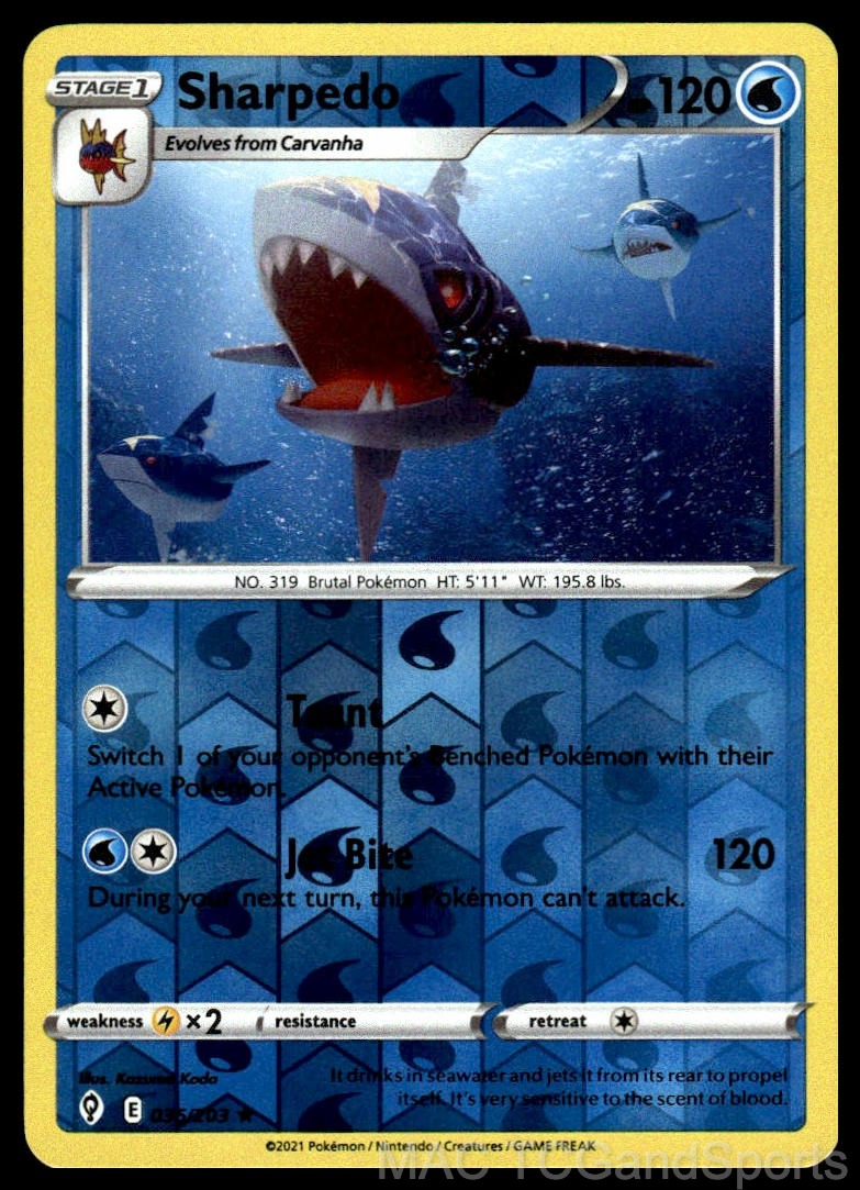Sharpedo 036/203 Reverse Holo