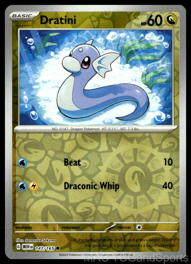 Dratini 147/165 Reverse Holo