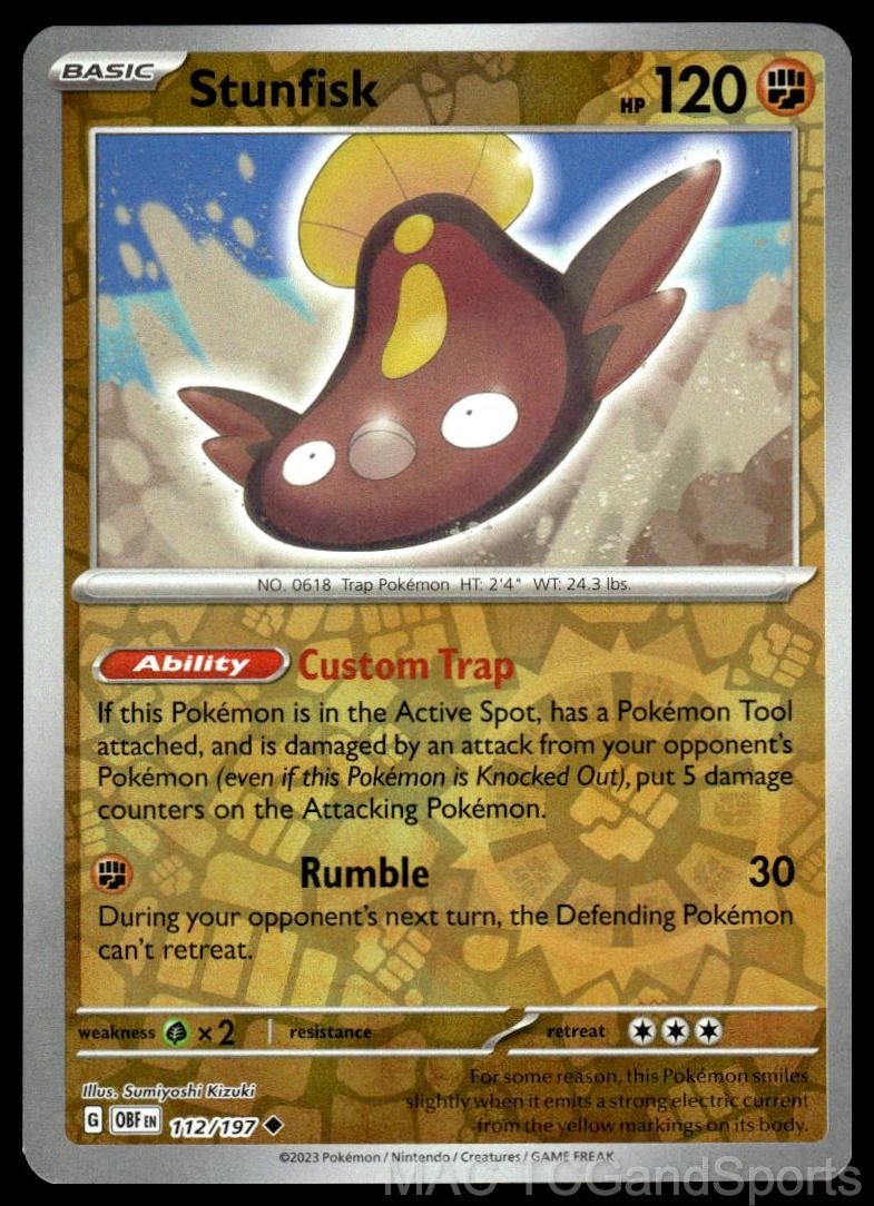 Stunfisk 112/197 Reverse Holo