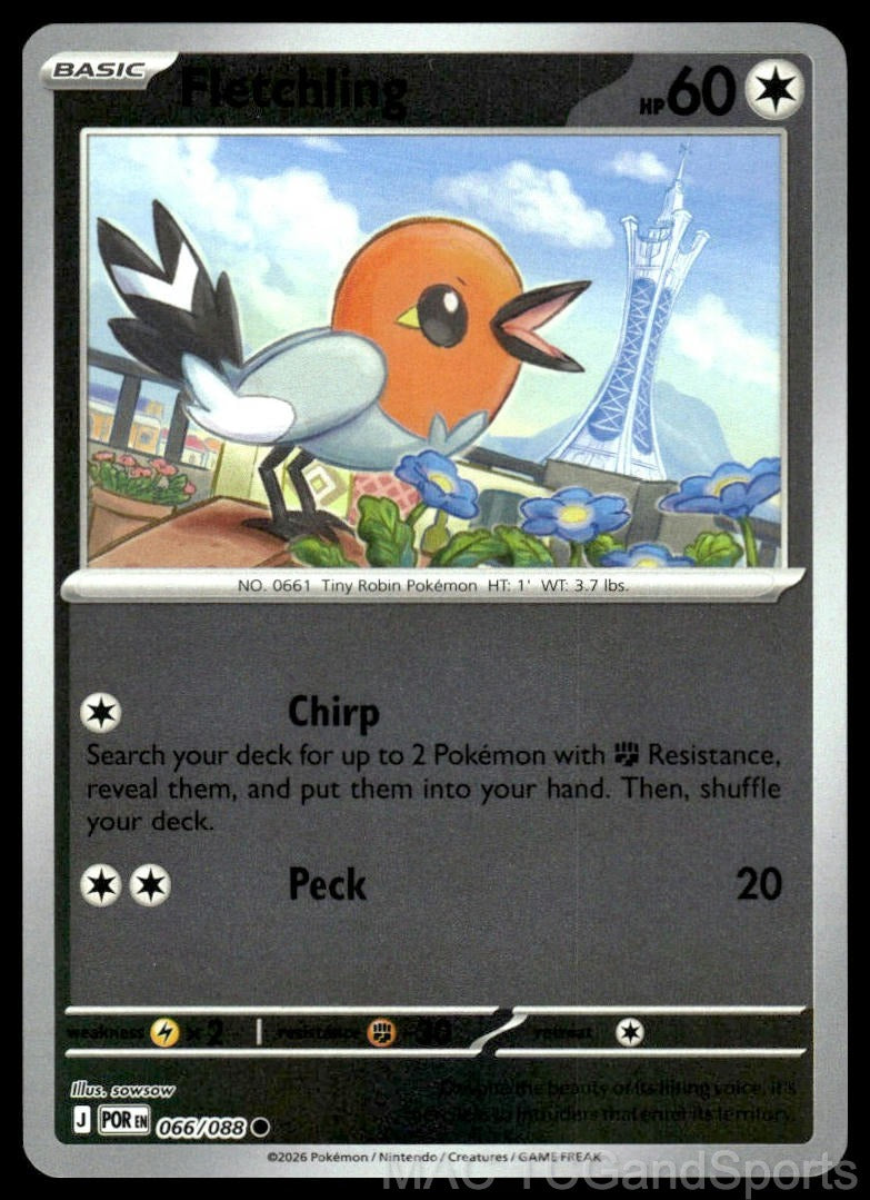 Fletchling 066/088 Reverse Holo