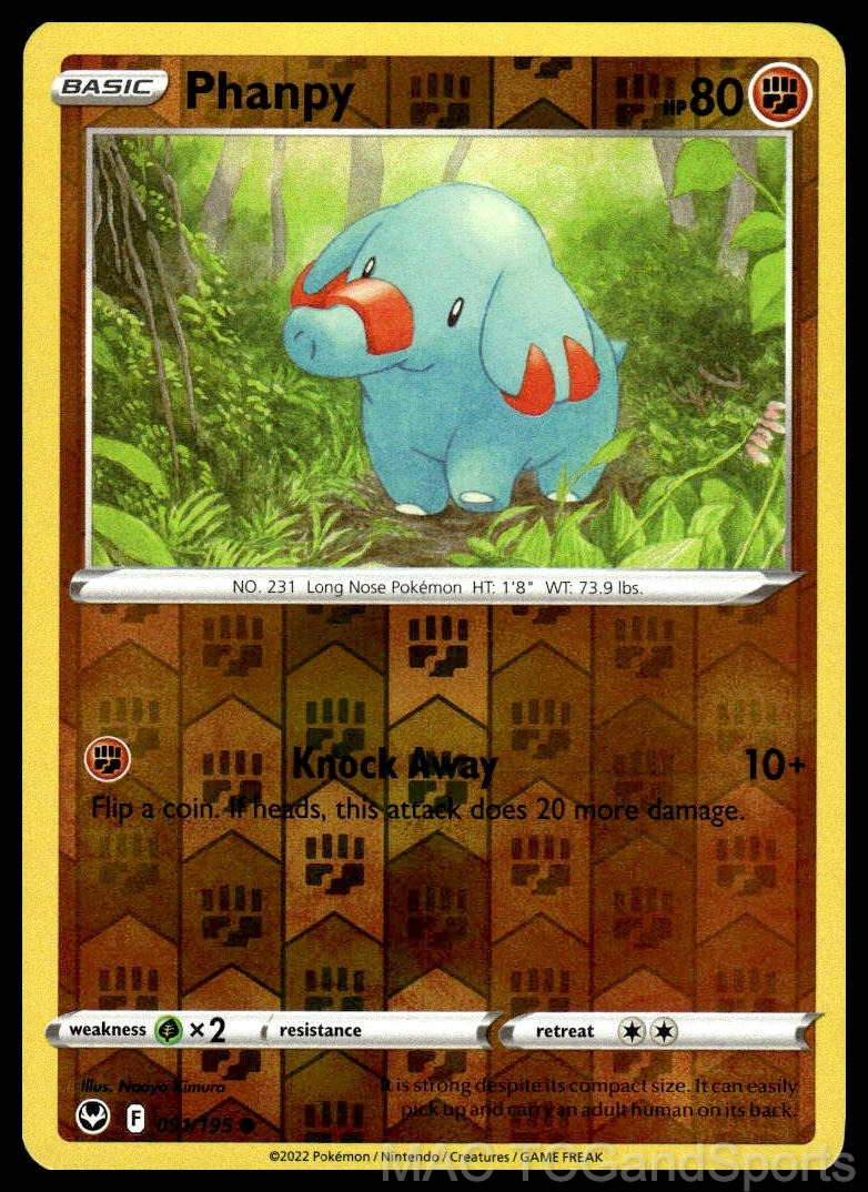 Phanpy 091/195 Reverse Holo