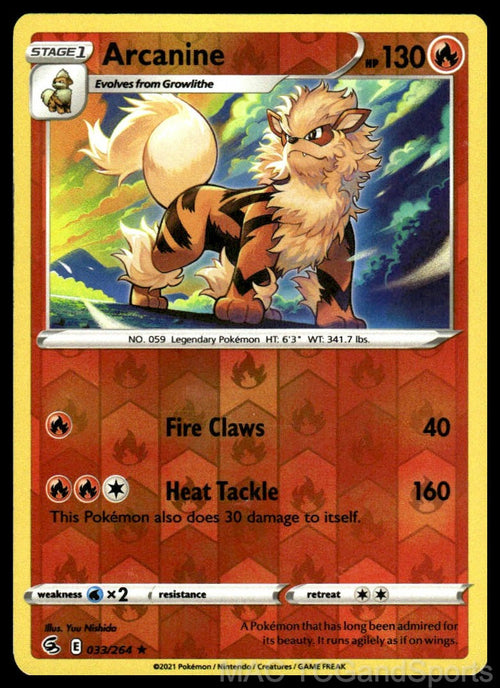 Arcanine 033/264 Reverse Holo