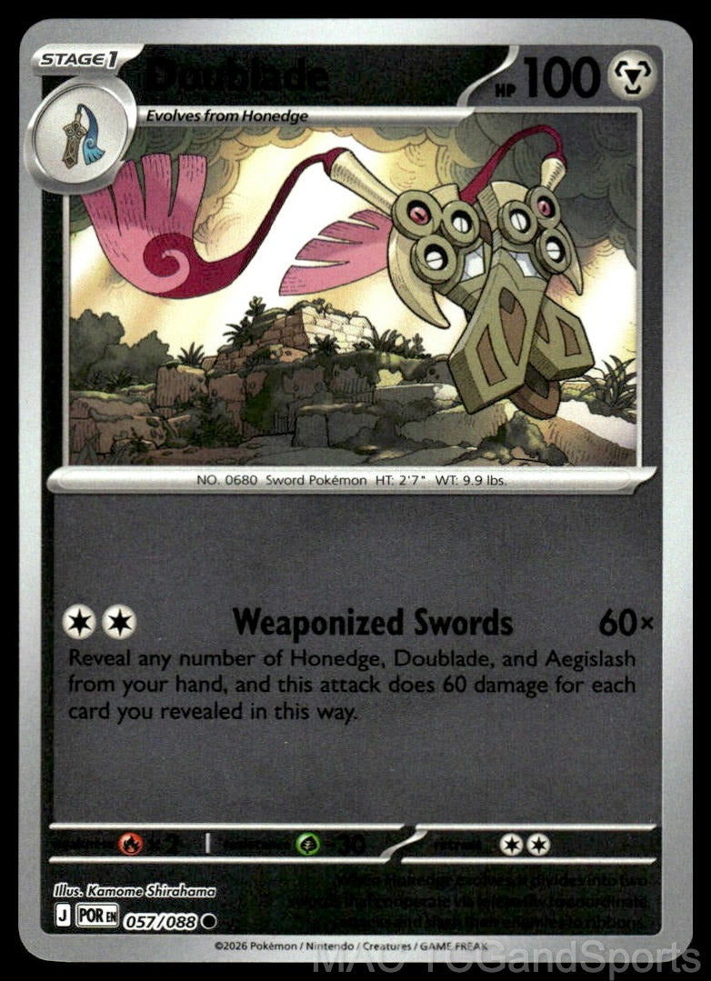Doublade 057/088 Reverse Holo
