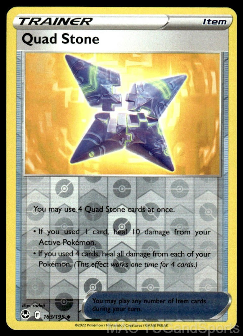 Quad Stone 163/195 Reverse Holo