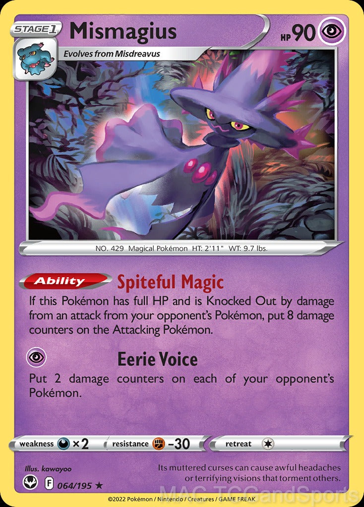 Mismagius 064/195 Reverse Holo